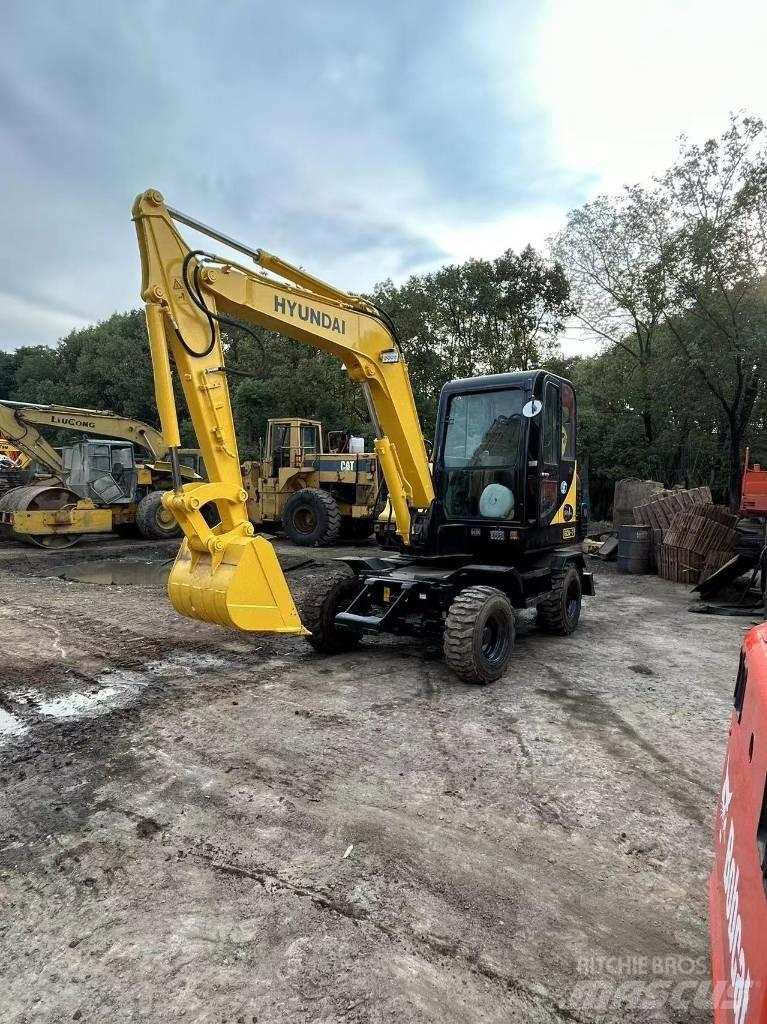 Hyundai R60-7 Gravemaskiner på hjul