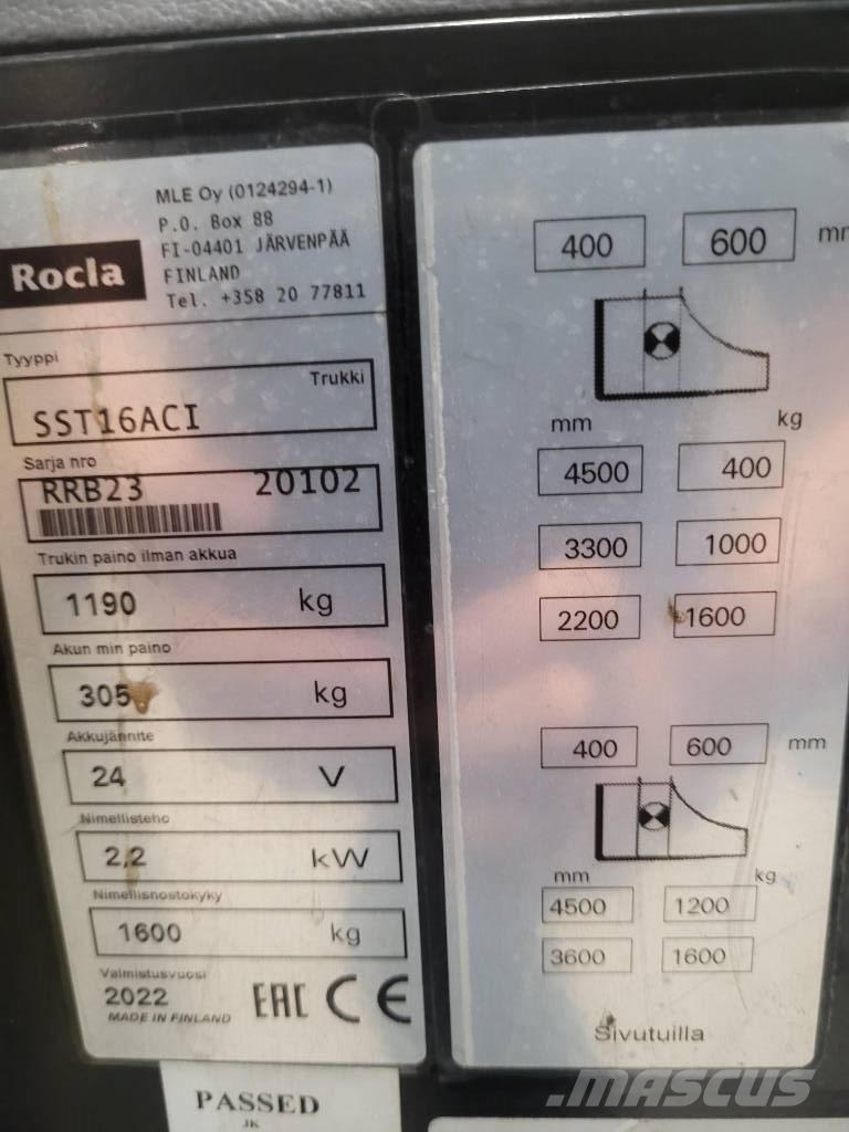 Rocla SST 16 ACI Selvkørende stablere