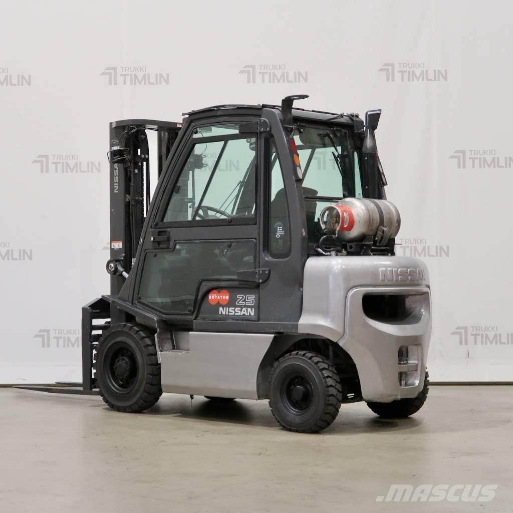 Nissan U1D2A25LO LPG gaffeltrucks