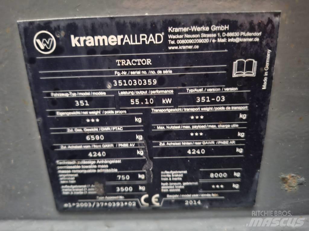 Kramer 580 Læssemaskiner på hjul