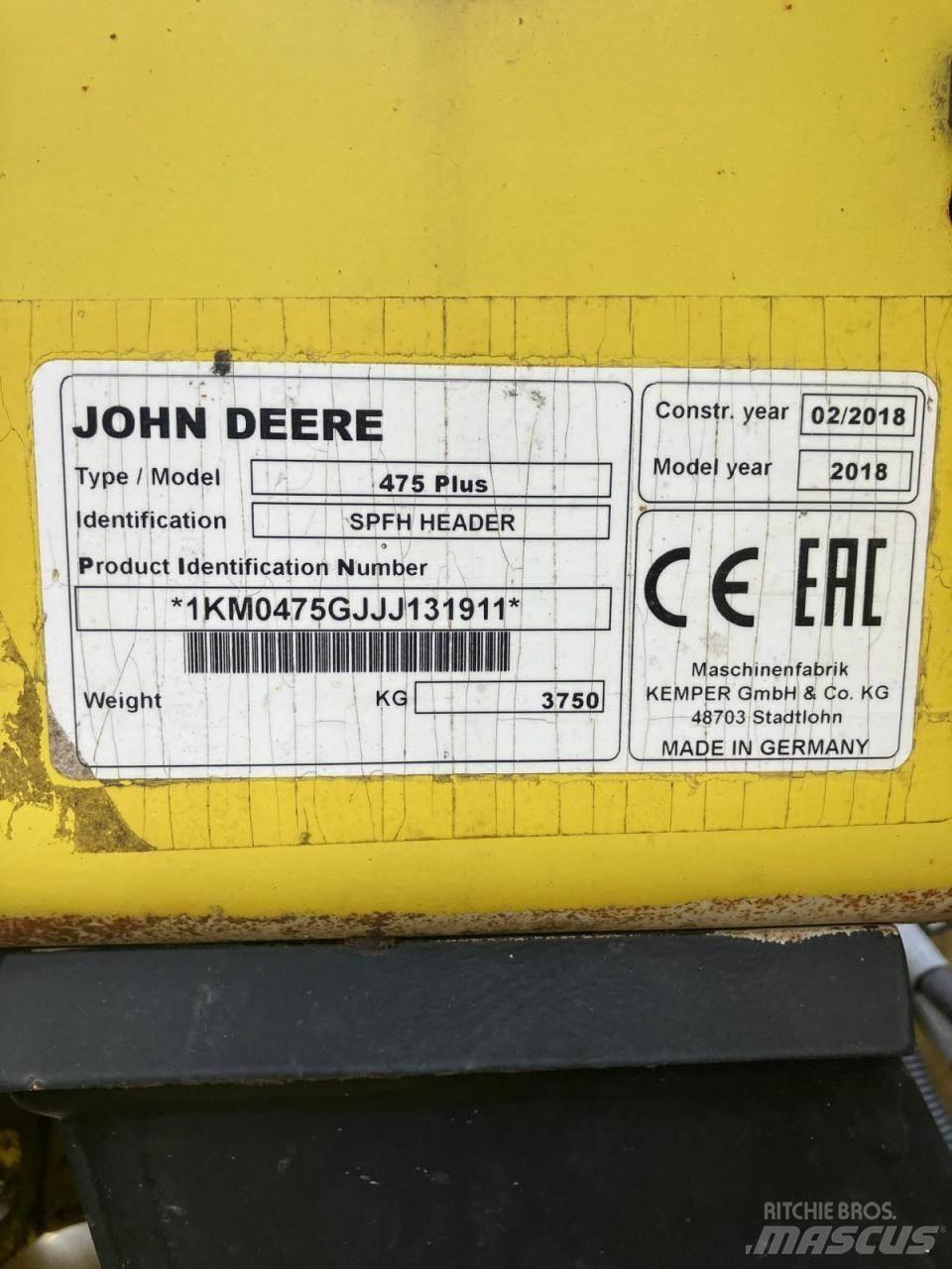 John Deere 8500 Finsnittere