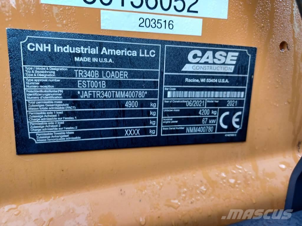 CASE TR 340 Minilæsser - skridstyret