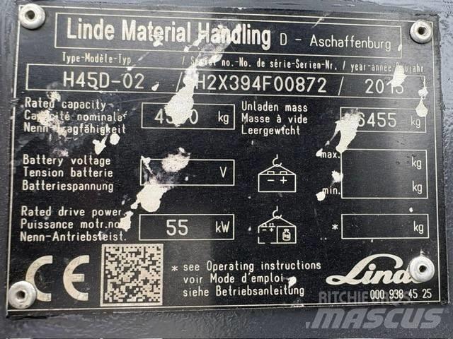 Linde H 45 D Diesel gaffeltrucks