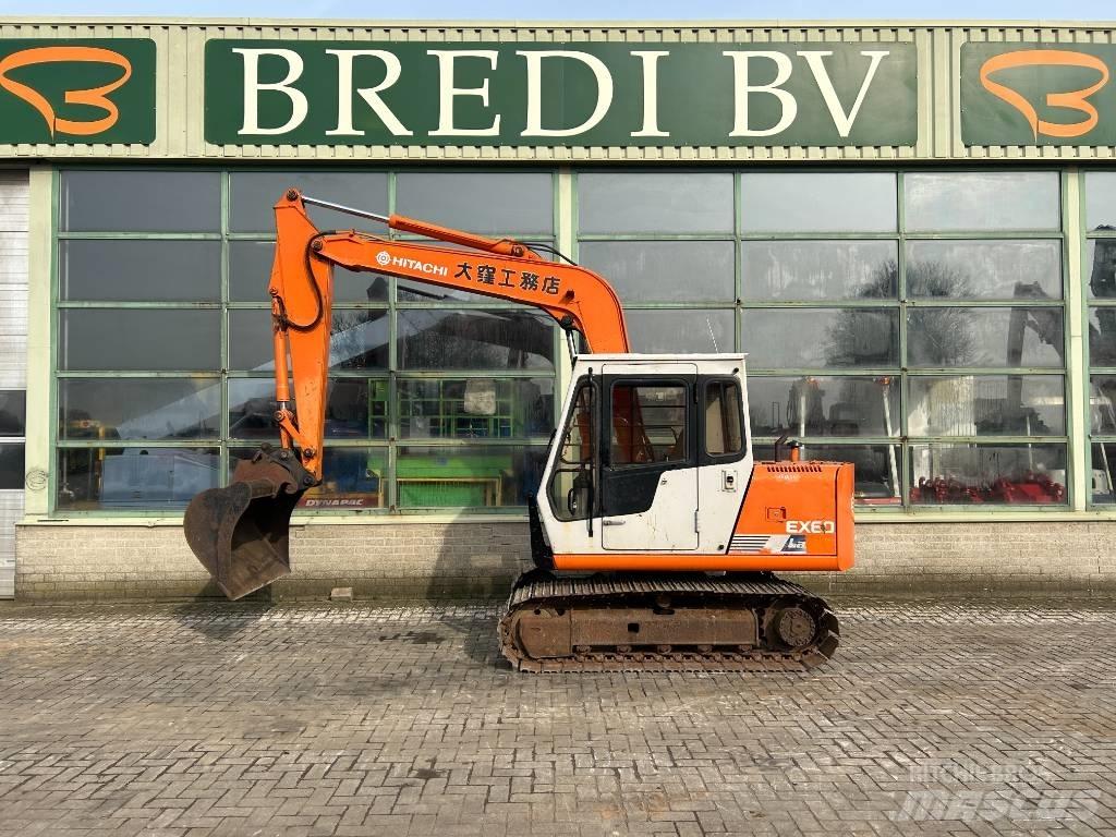 Hitachi EX 60 Gravemaskiner på larvebånd