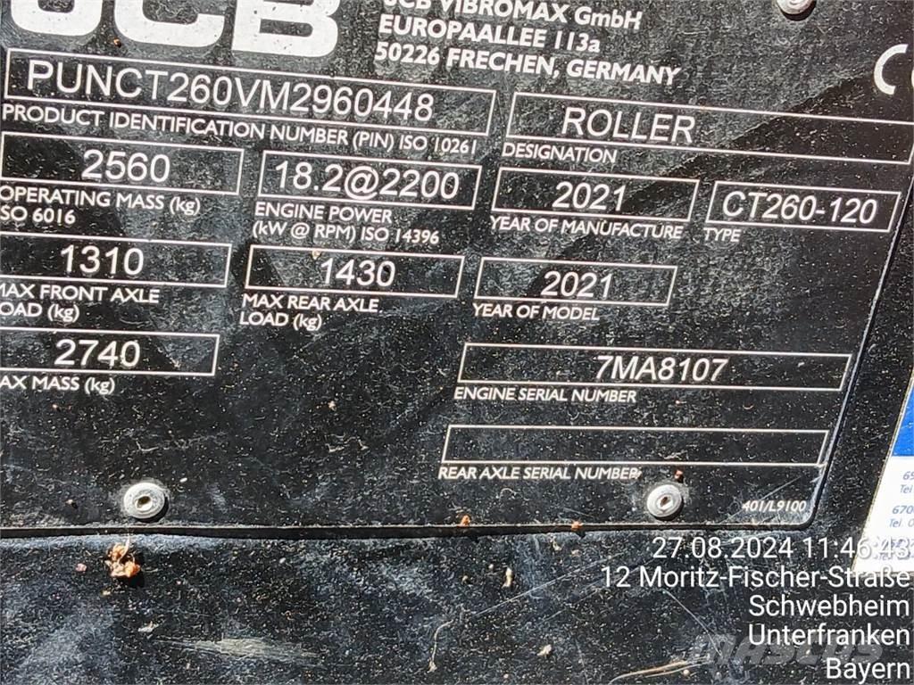JCB CT260-120 Tromler