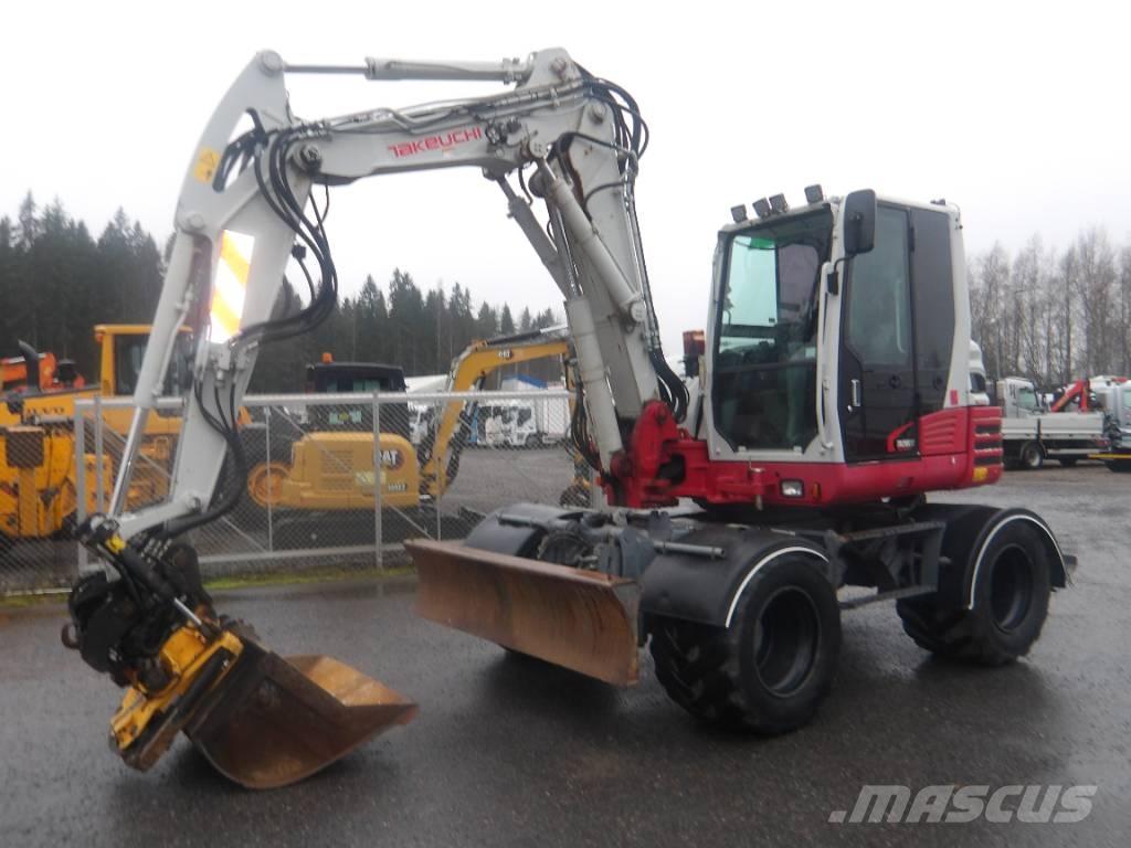 Takeuchi TB 295 W Gravemaskiner på hjul