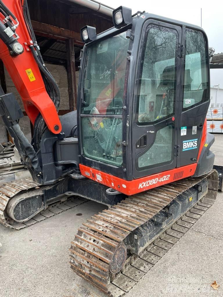 Kubota KX 080-4a2 Midi-gravemaskiner 7t - 12t