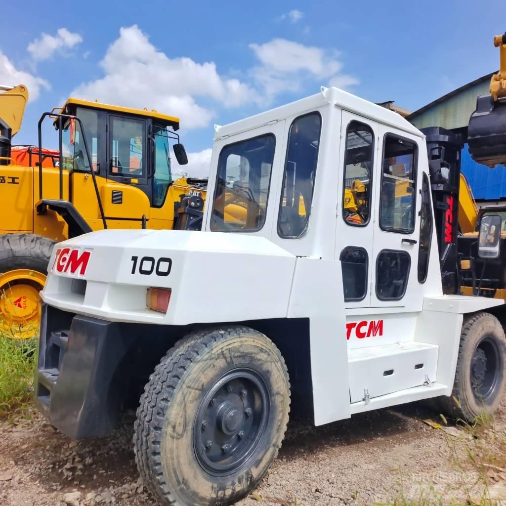 TCM FD 100 Diesel gaffeltrucks