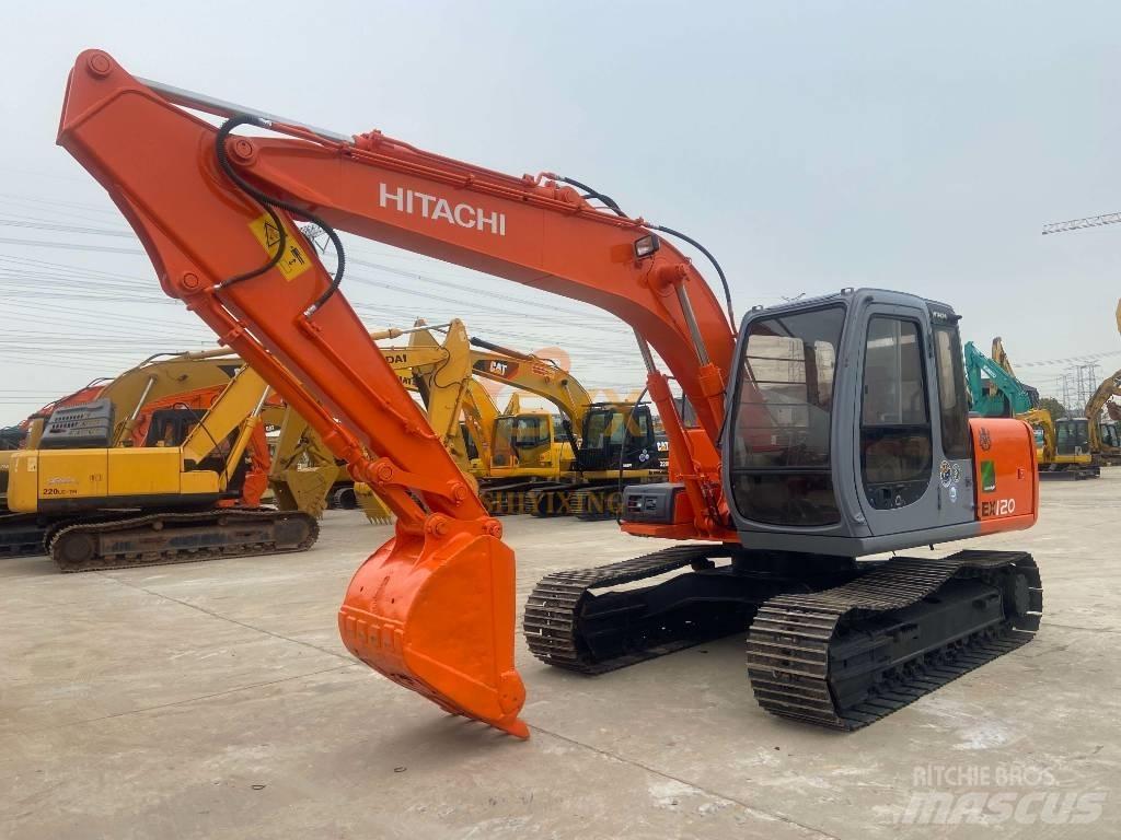 Hitachi EX 120 Gravemaskiner på larvebånd