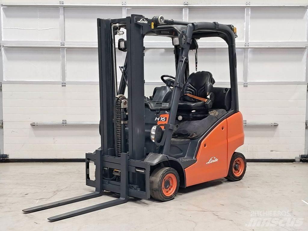 Linde H16D Diesel gaffeltrucks