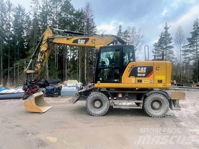 CAT M 314 F Gravemaskiner på hjul