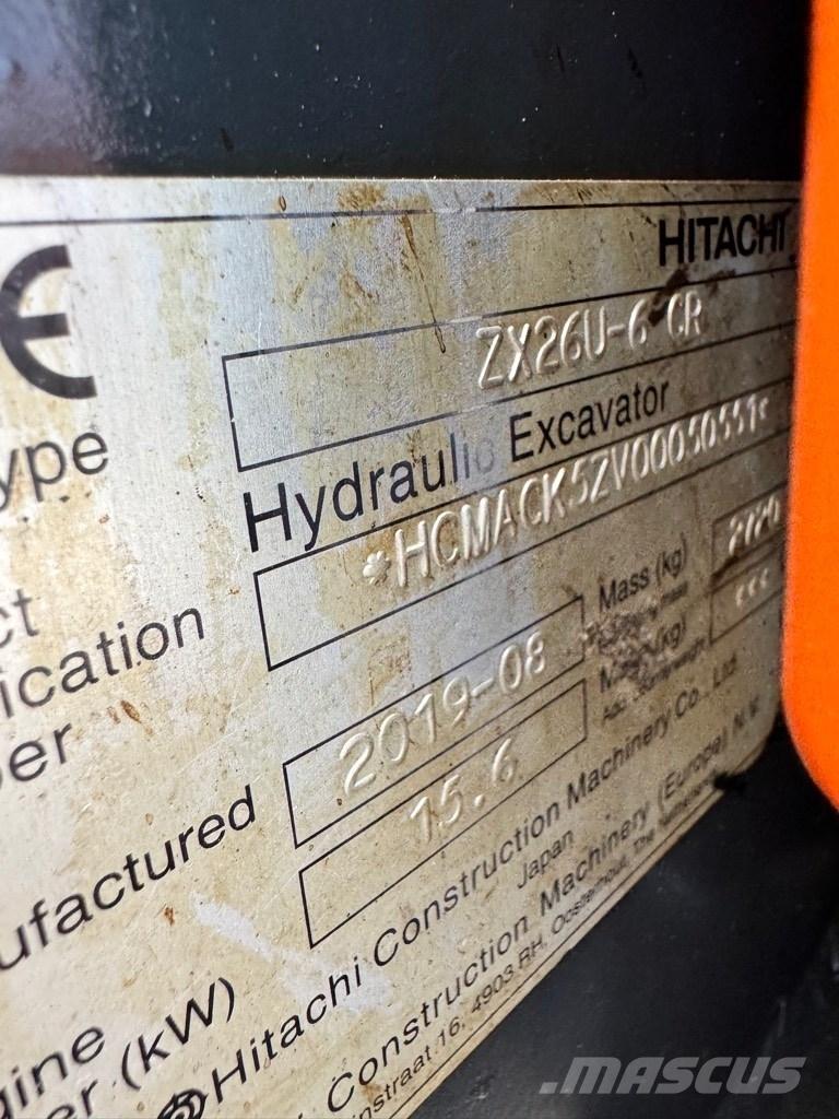 Hitachi 26U-6 CR Minigravemaskiner