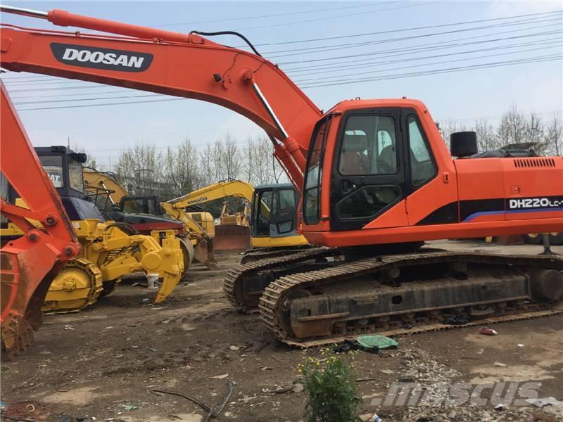 Doosan dh220lc-7 Gravemaskiner på larvebånd