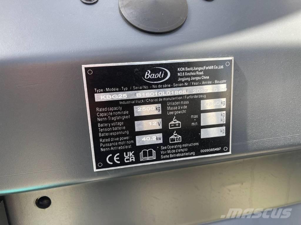 Baoli KBG 25 LPG gaffeltrucks