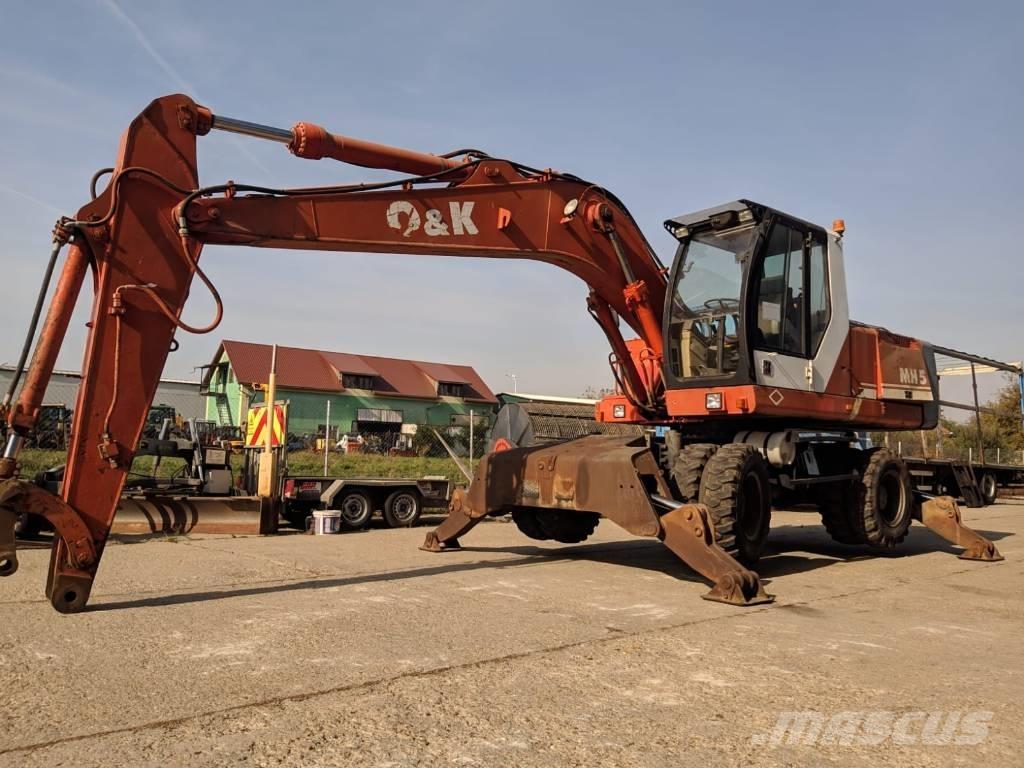 O&K MH 5 Gravemaskiner på hjul