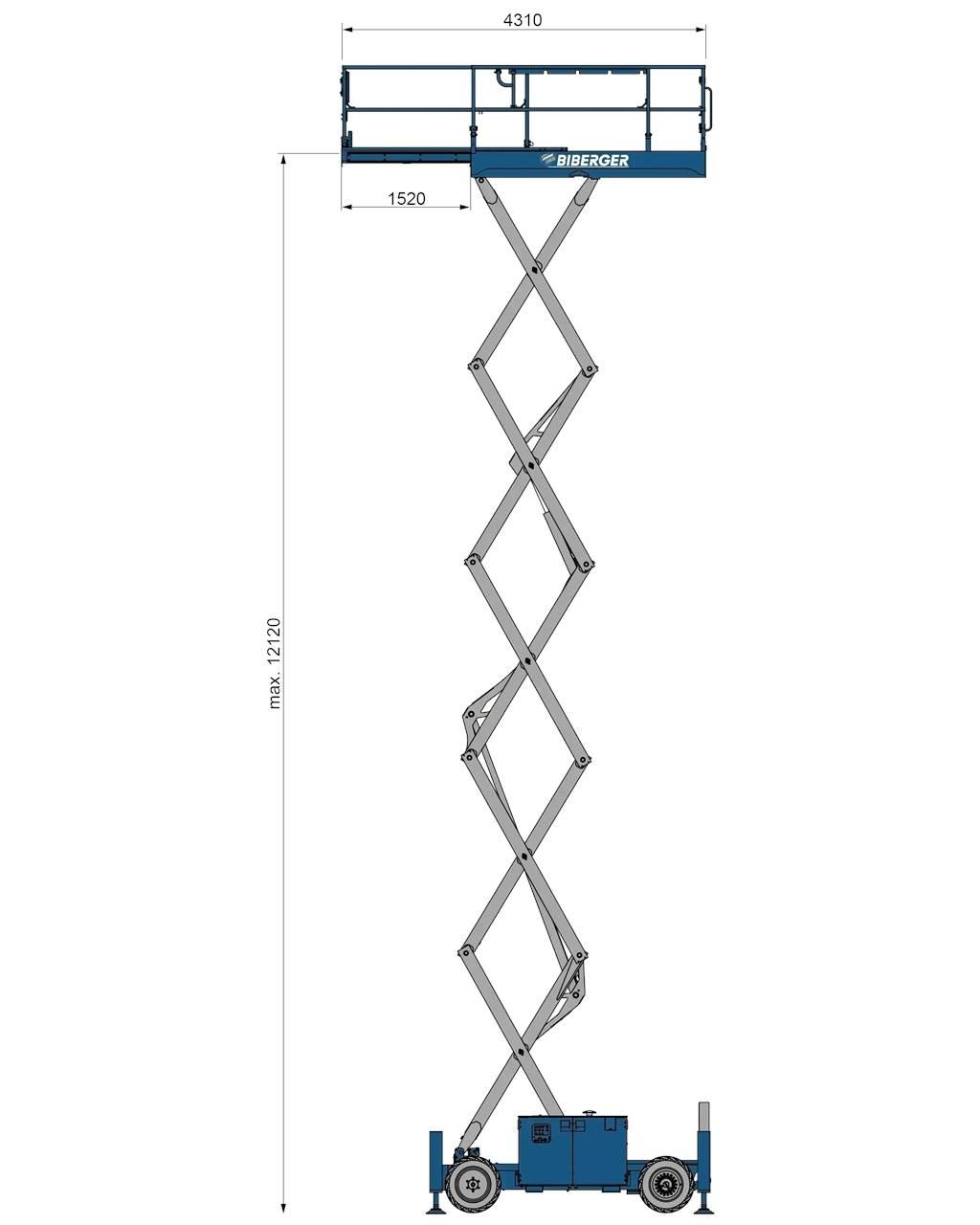 Genie GS 4069 BE Saxlifte
