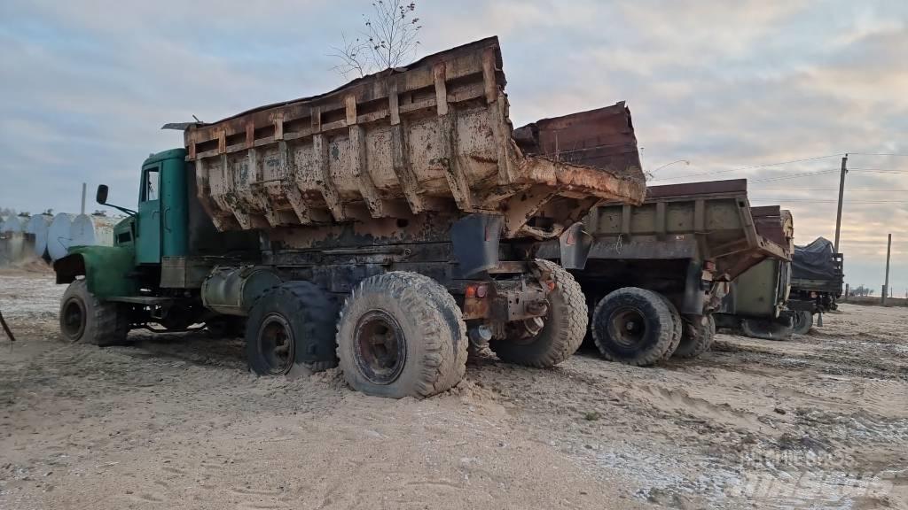 Kraz 255 B 6x6 Lastbiler med tip