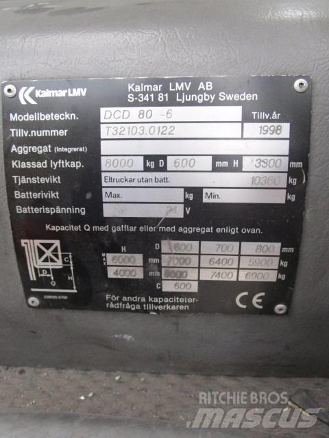 Kalmar DCD 80-6 Diesel gaffeltrucks