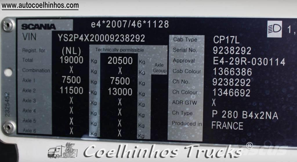 Scania P 280 Fast kasse