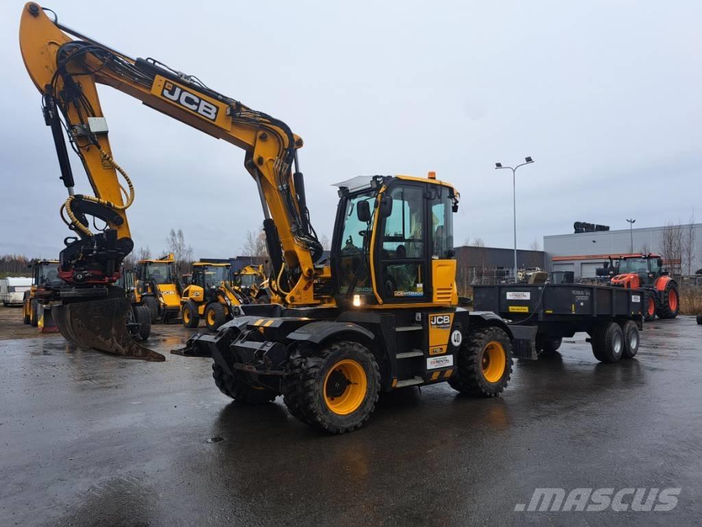 JCB Hydradig Gravemaskiner på hjul