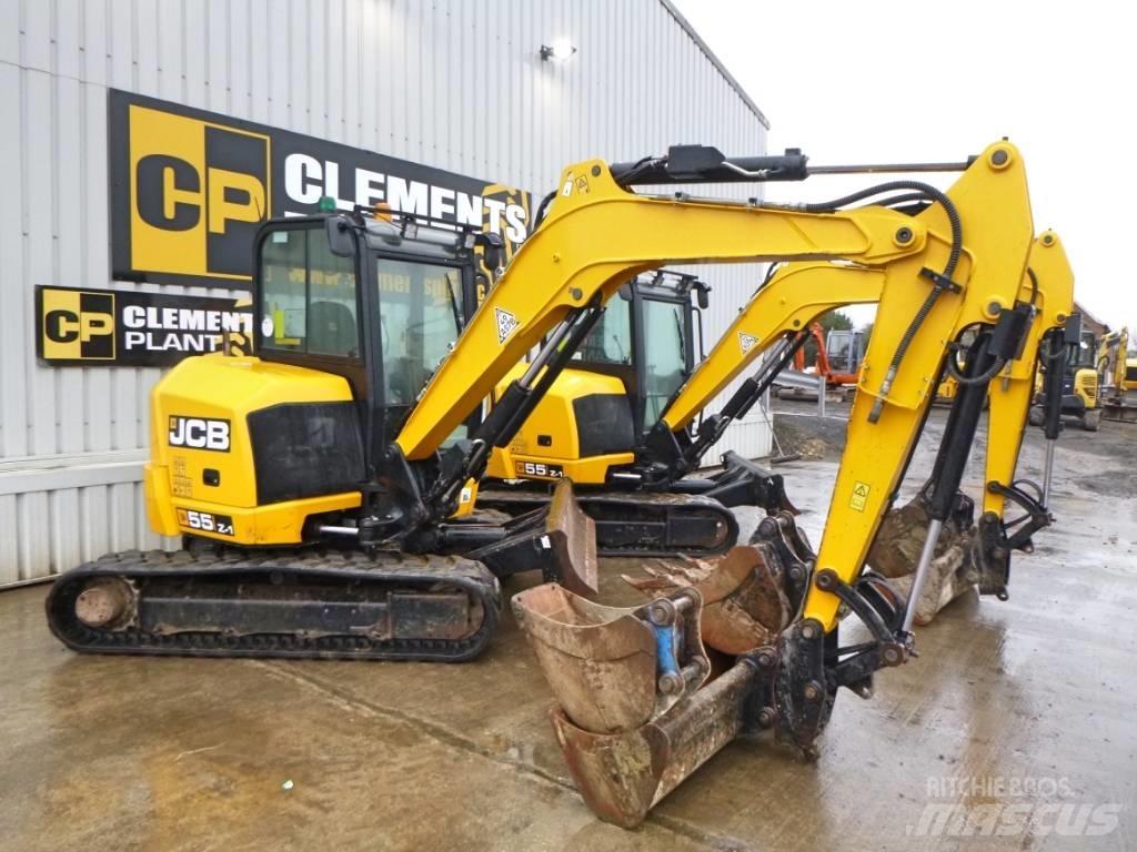 JCB 55 Z-1 Midi-gravemaskiner 7t - 12t