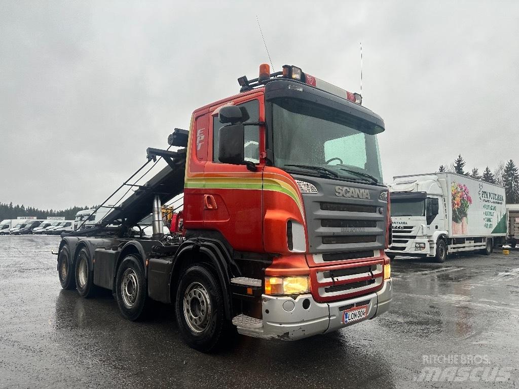Scania R500 8X4 Demonterbare/wirehejs lastbiler