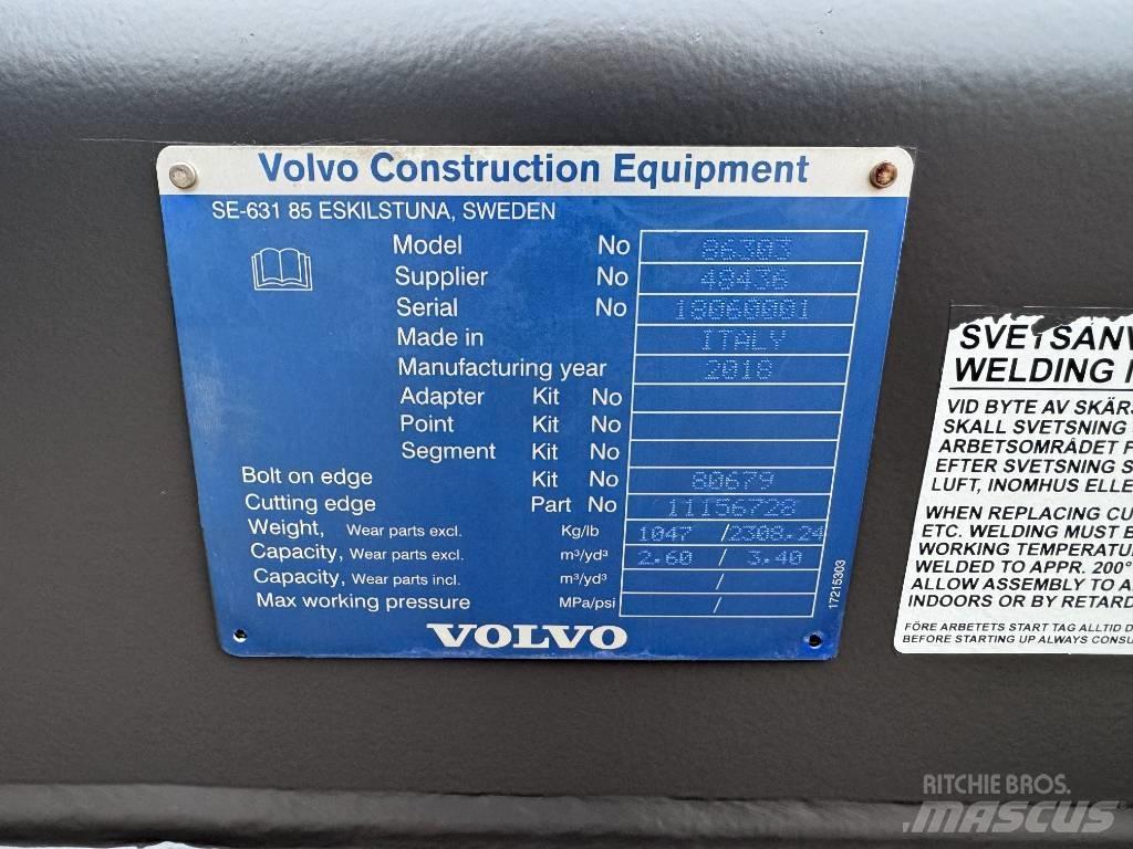 Volvo 2.6m GP Bucket Skovle