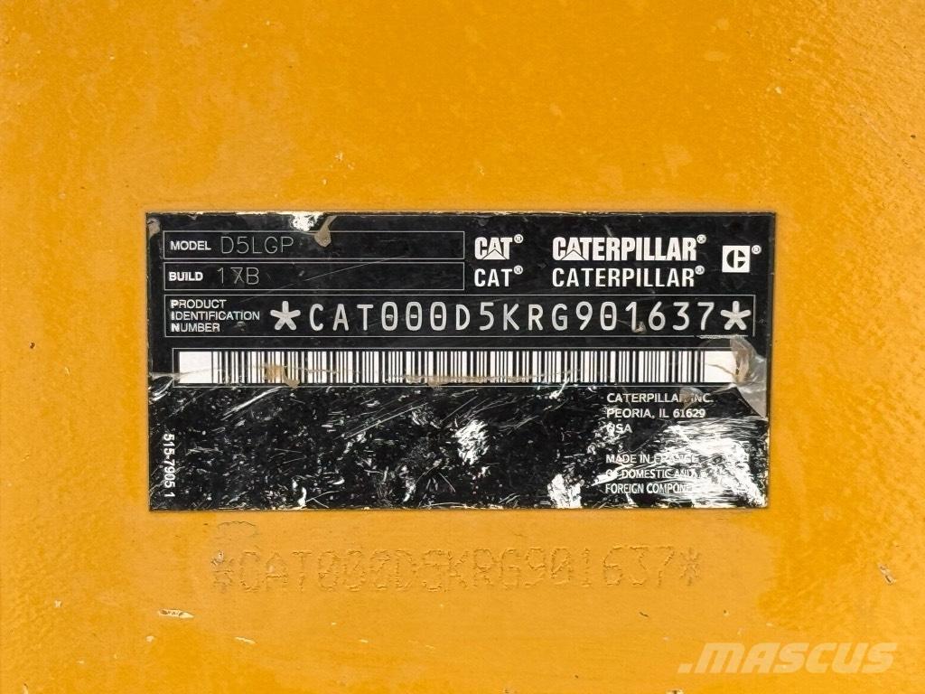 CAT D 5 LGP Bulldozer på larvebånd