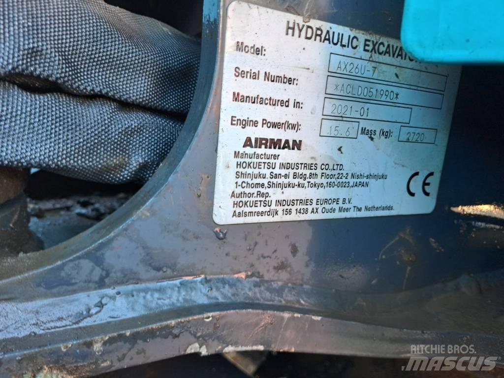 Airman AX26U Minigravemaskiner