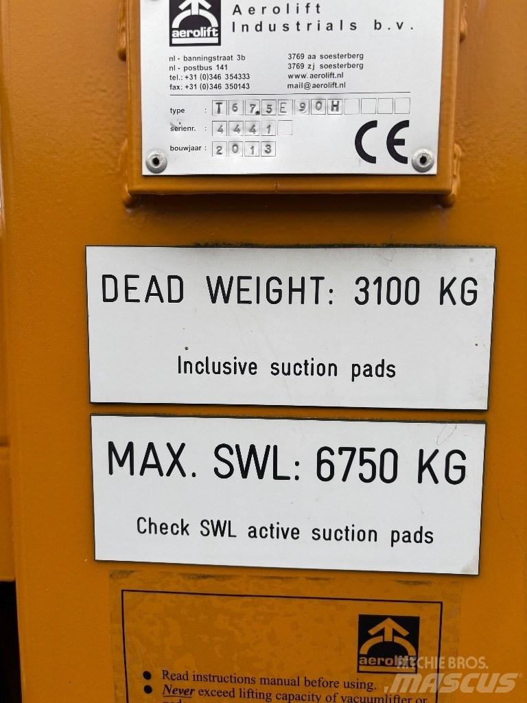 Aerolift T675E90H Andet Tilbehør og dele