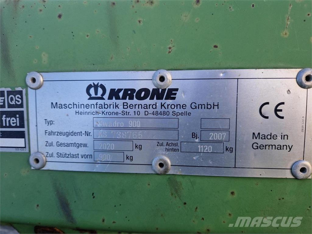 Krone Swadro 900 Hømaskiner
