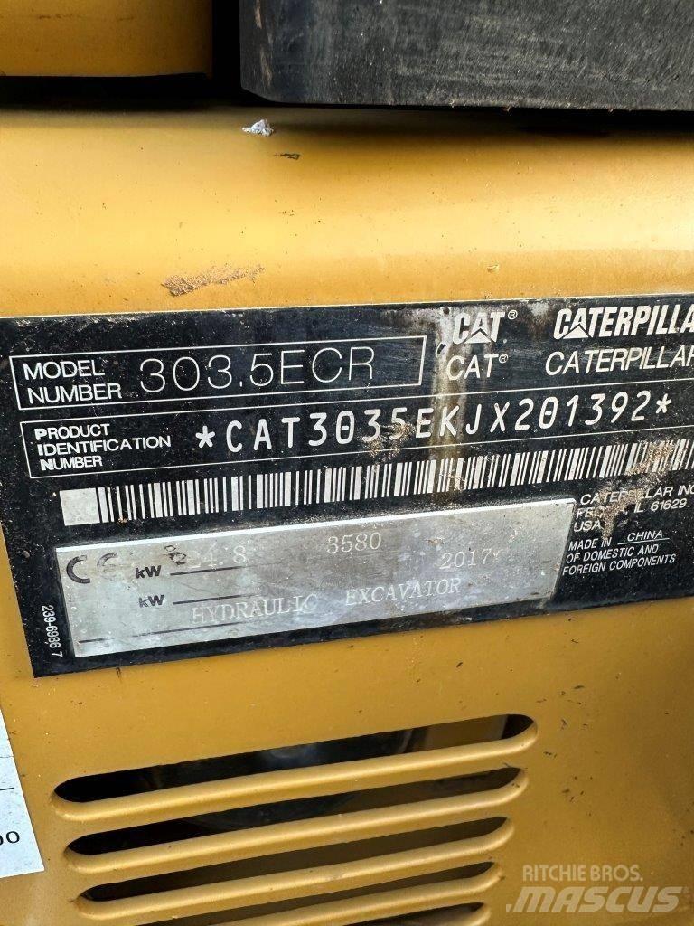 CAT 303.5 E CR Minigravemaskiner