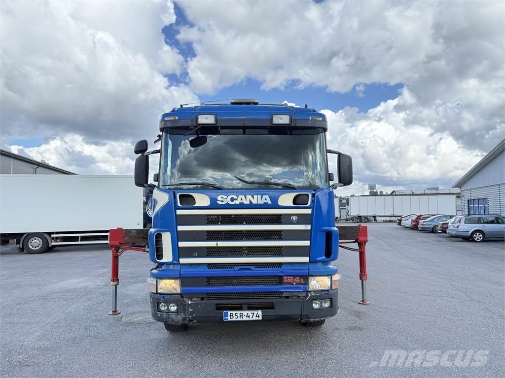 Scania R124 6X2 Lastbil med kran