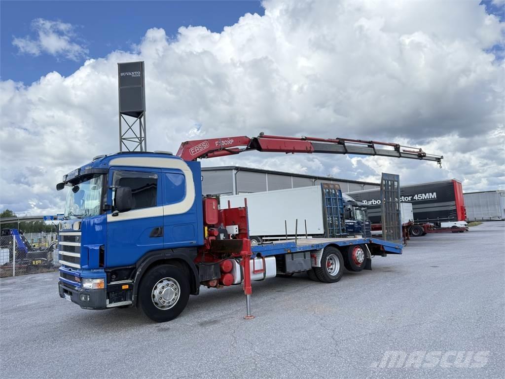 Scania R124 6X2 Lastbil med kran