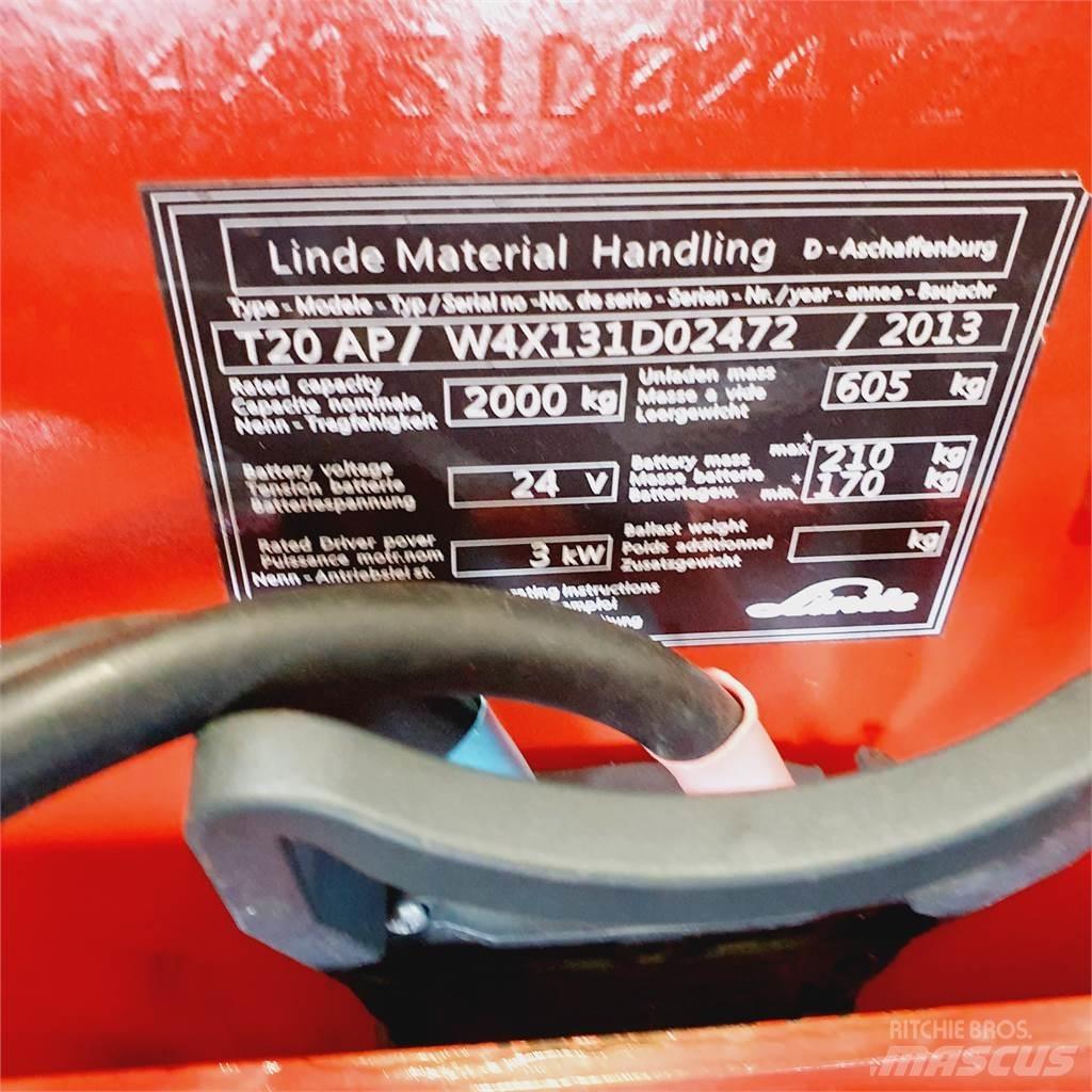 Linde T20AP kurz El-palleløftere