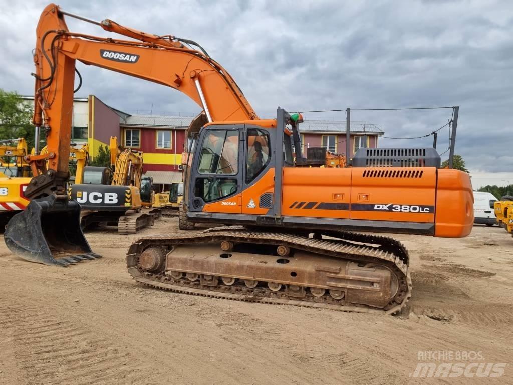 Doosan DX 380 LC Gravemaskiner på larvebånd