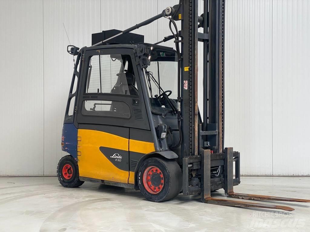 Linde E50HL-01/600 El gaffeltrucks