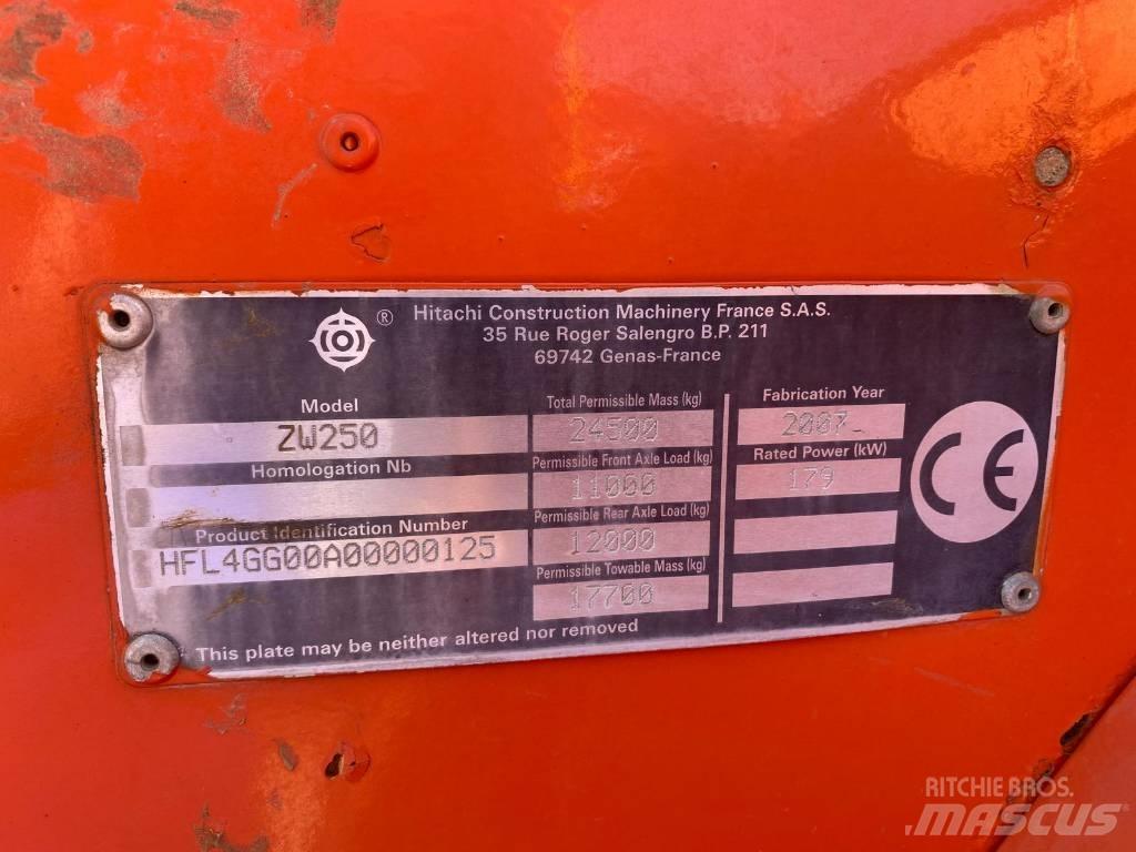 Hitachi ZW 250 Læssemaskiner på hjul