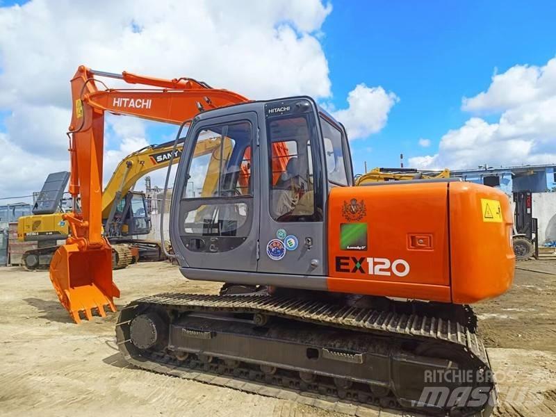 Hitachi EX 120 Gravemaskiner på larvebånd
