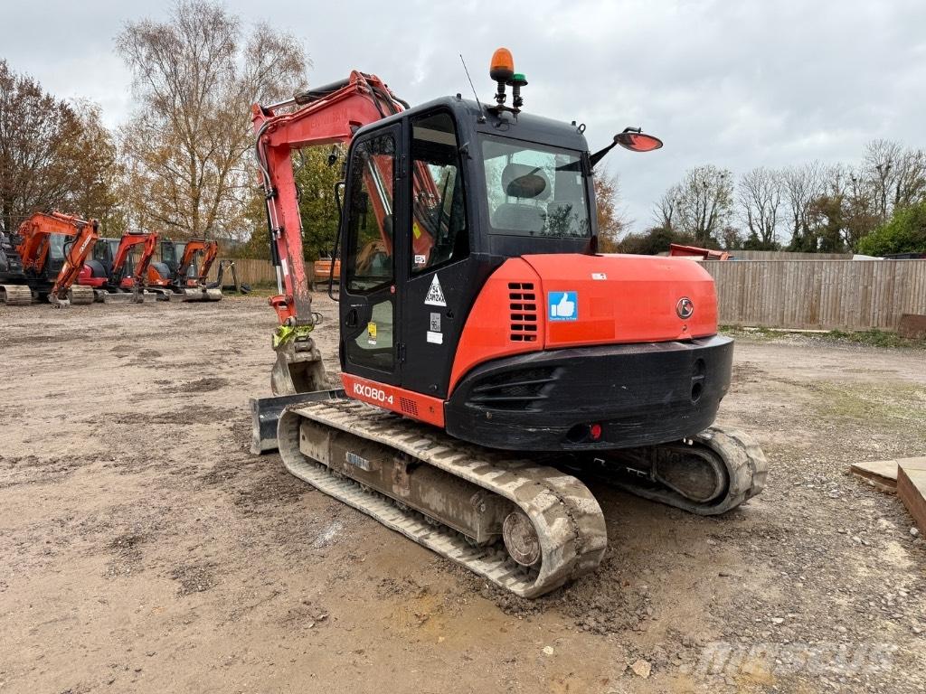 Kubota KX 080-4 Midi-gravemaskiner 7t - 12t