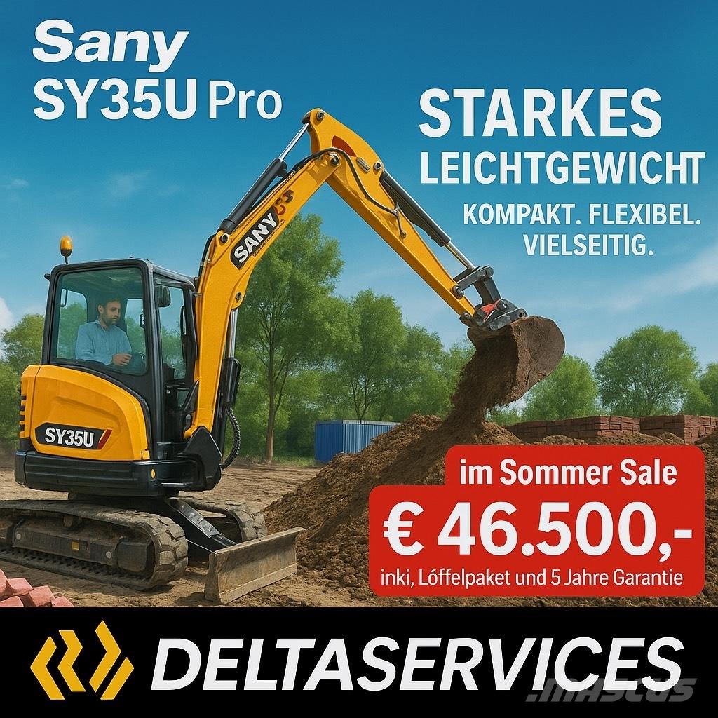 Sany SY 35 U Minigravemaskiner