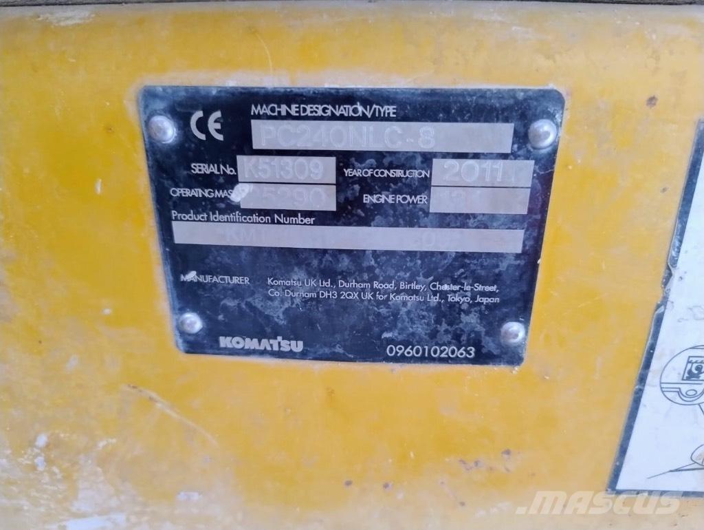 Komatsu PC 240 NLC-8 Gravemaskiner på larvebånd