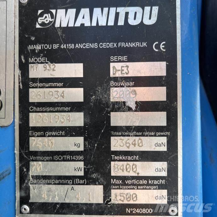 Manitou MT 932 Teleskoplæssere