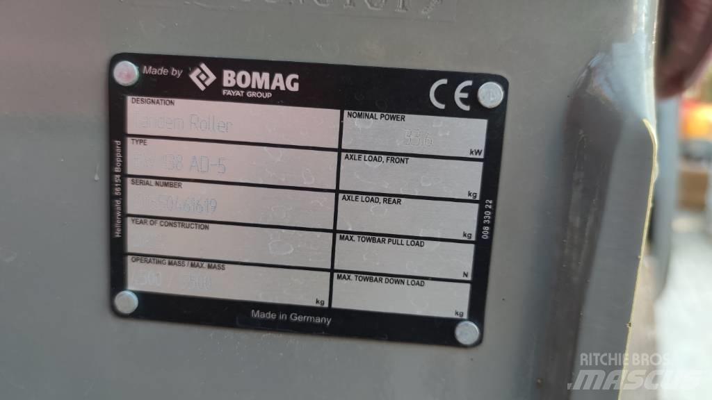 Bomag BW 138 AD Andre tromler