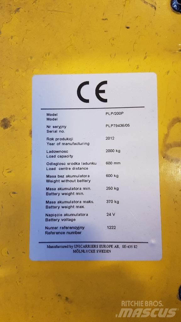 Atlet PLP200 El-palleløftere