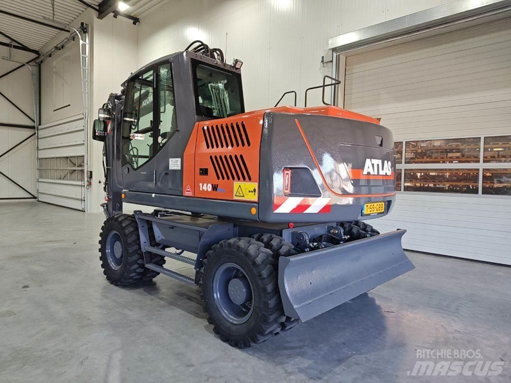 Atlas 140W Gravemaskiner på hjul
