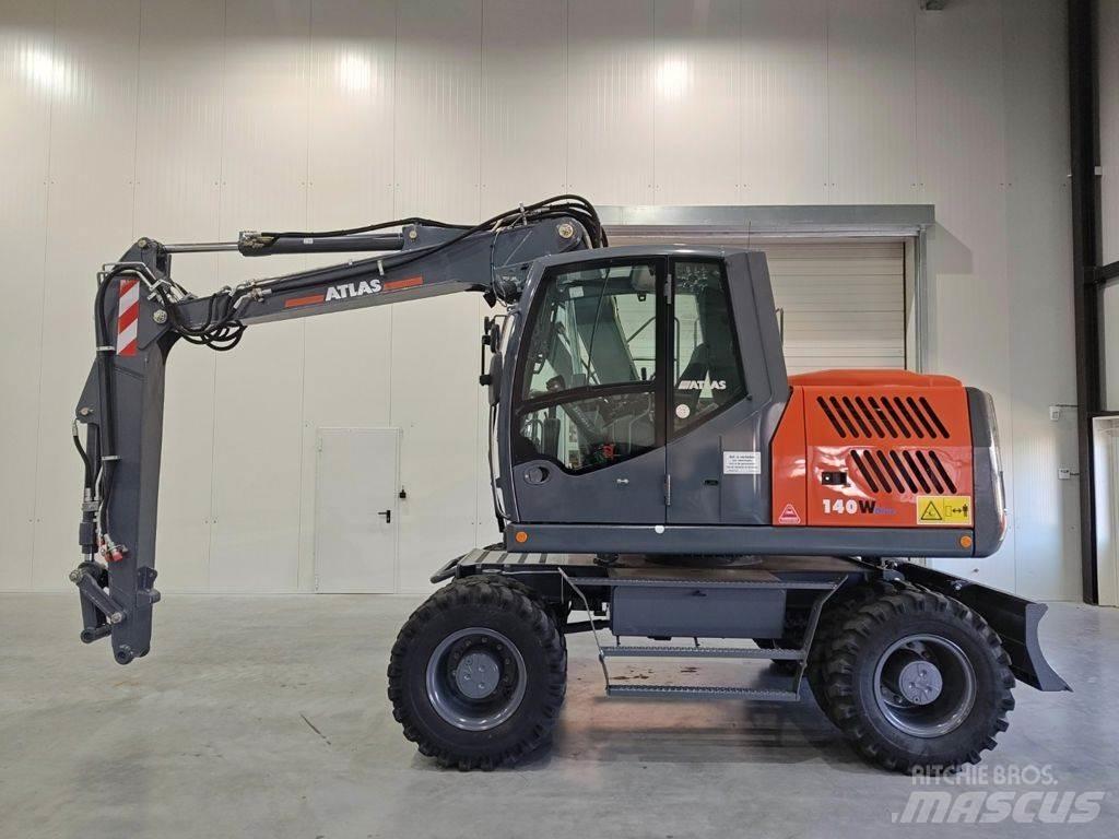 Atlas 140W Gravemaskiner på hjul