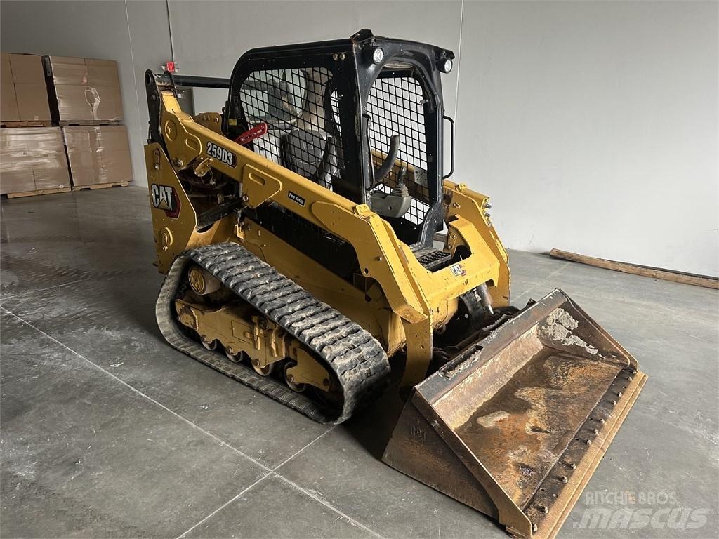 CAT 259D3 Minilæsser - skridstyret