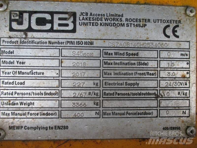JCB S4550E Saxlifte