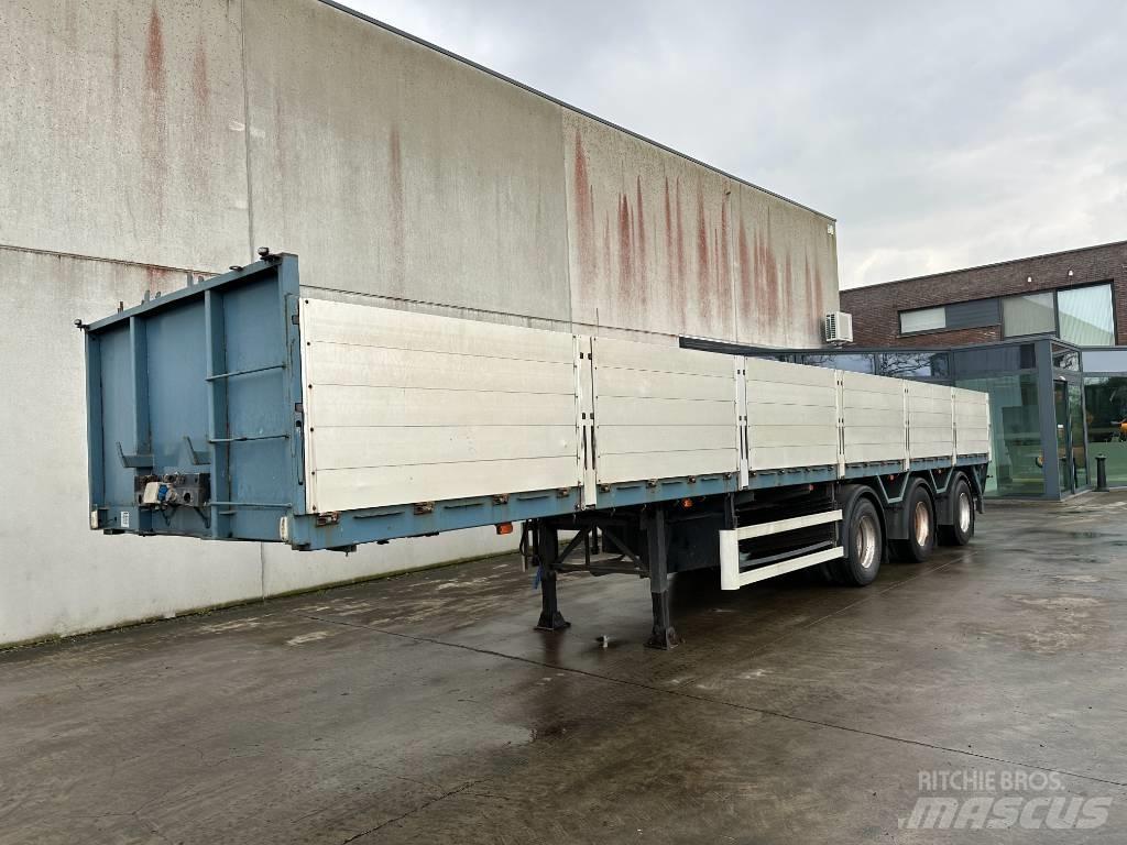 Pacton TPD 342 Semi-trailer med lad/flatbed